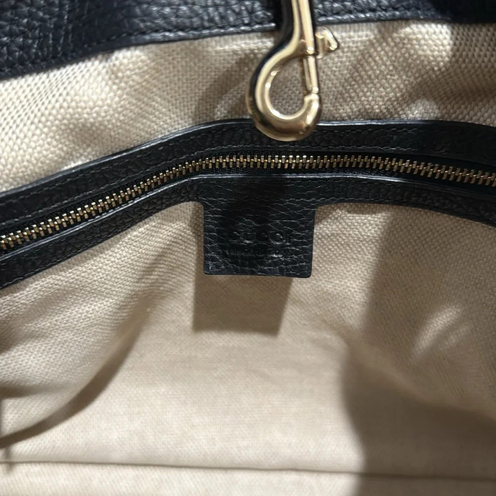 Gucci Black Soho Shoulder Chain Bag - Picture 8 of 12
